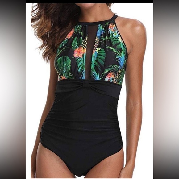 ⭐️🔥Gorgeous,Sexy,Printed Floral One Piece Swimwear Bathing Suit, Size XLarge - Picture 9 of 11